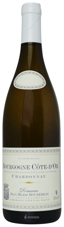 Bourgogne chardonnay, Domaine JM Bouzereau, 0,75 L, France