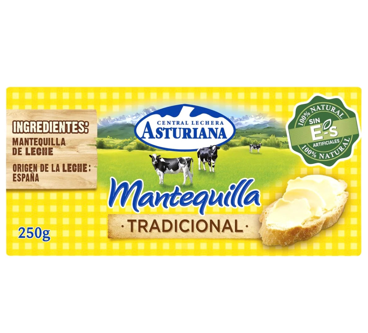 Butter, Asturiana, 250 gr