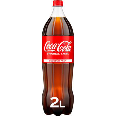 Coca Cola, bottle, 2 L