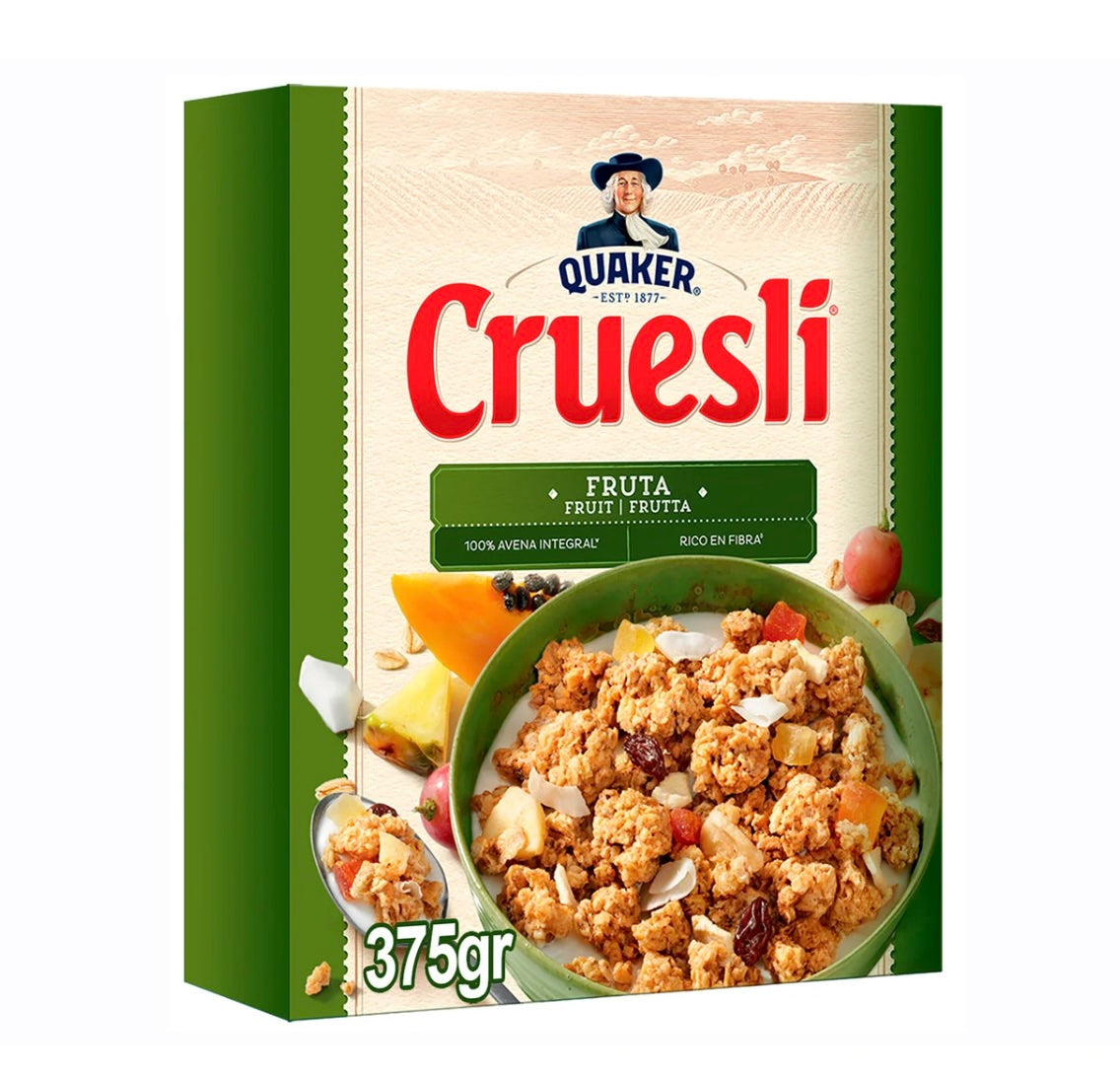 Cruesli, nuts, Quaker, 375 gr