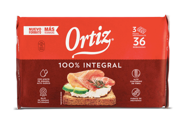 Toasted bread, whole wheat, 36 slices