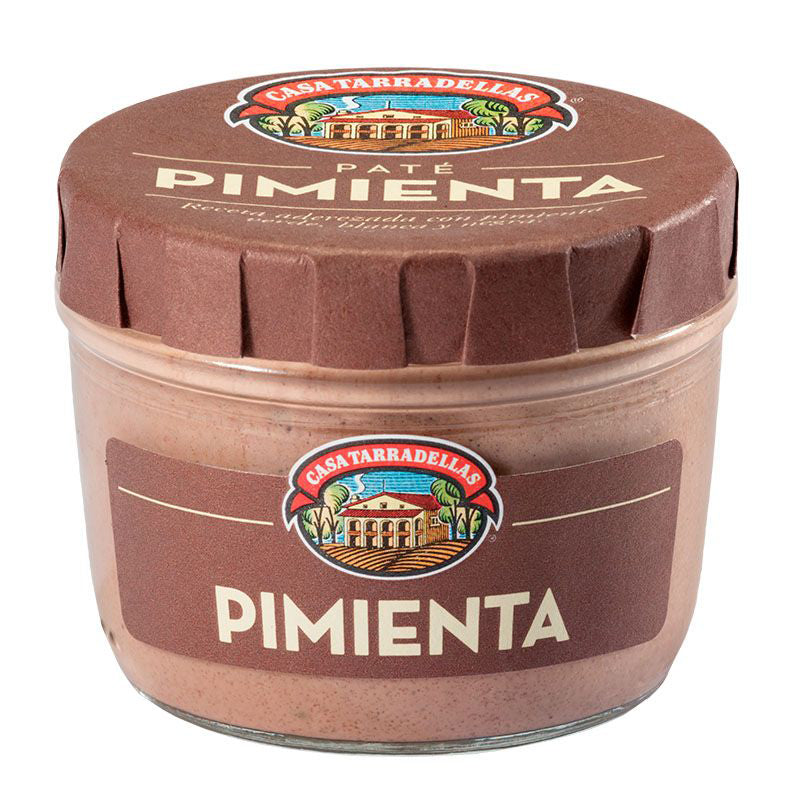Paté with pepper, jar, 125 gr