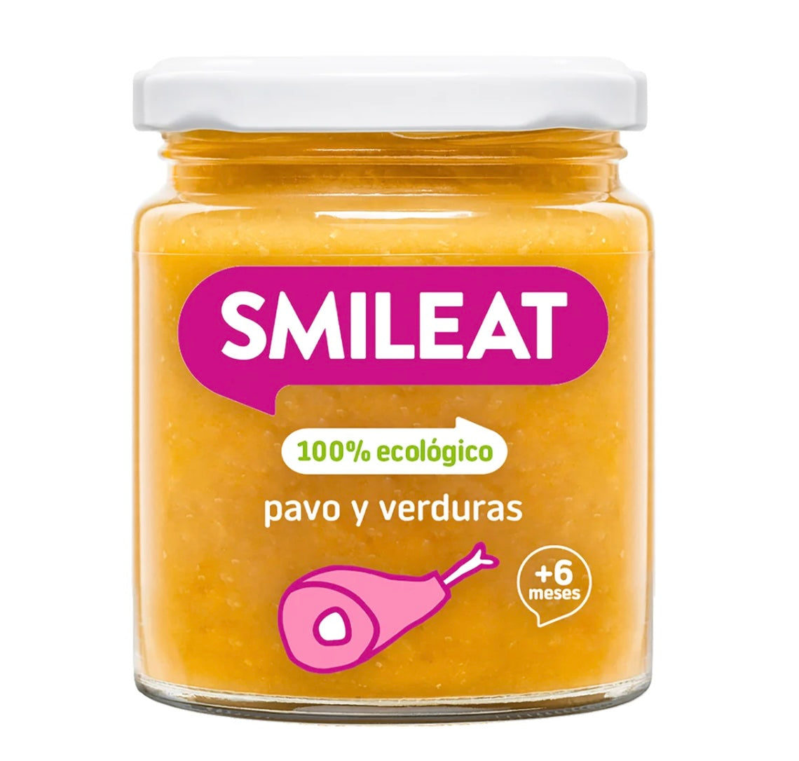 Smileat, organic, vegetables & turkey, 6+m, jar, 230 gr