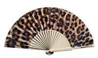 Decorative Fan, Leopard print 2025, 23 cm