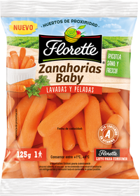 Baby carrots, 125 gr, snack package