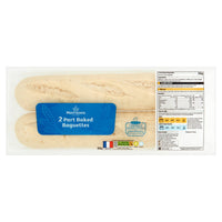 Baguette, part baked, 2 pack