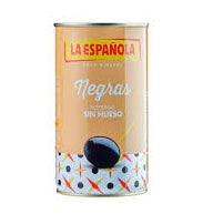 Black olives, no pits, can, 150 gr