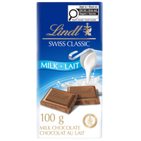 Chocolate bar, milk, Lindt, 100 gr