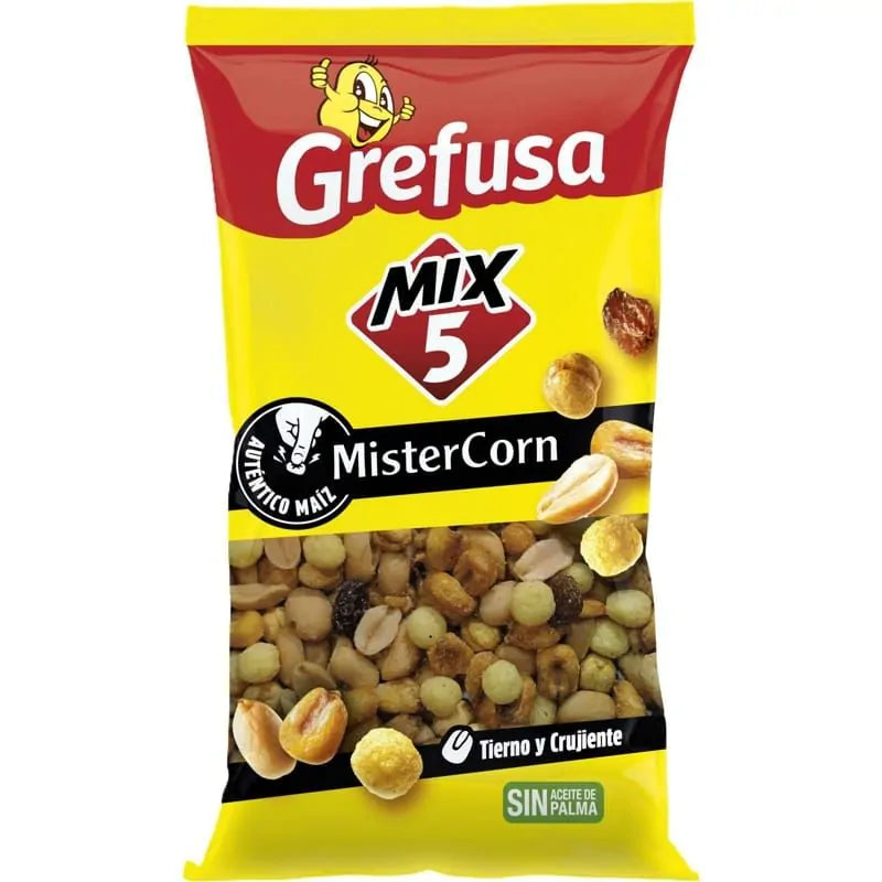 Crunchy corn, BBQ mix, 175 gr
