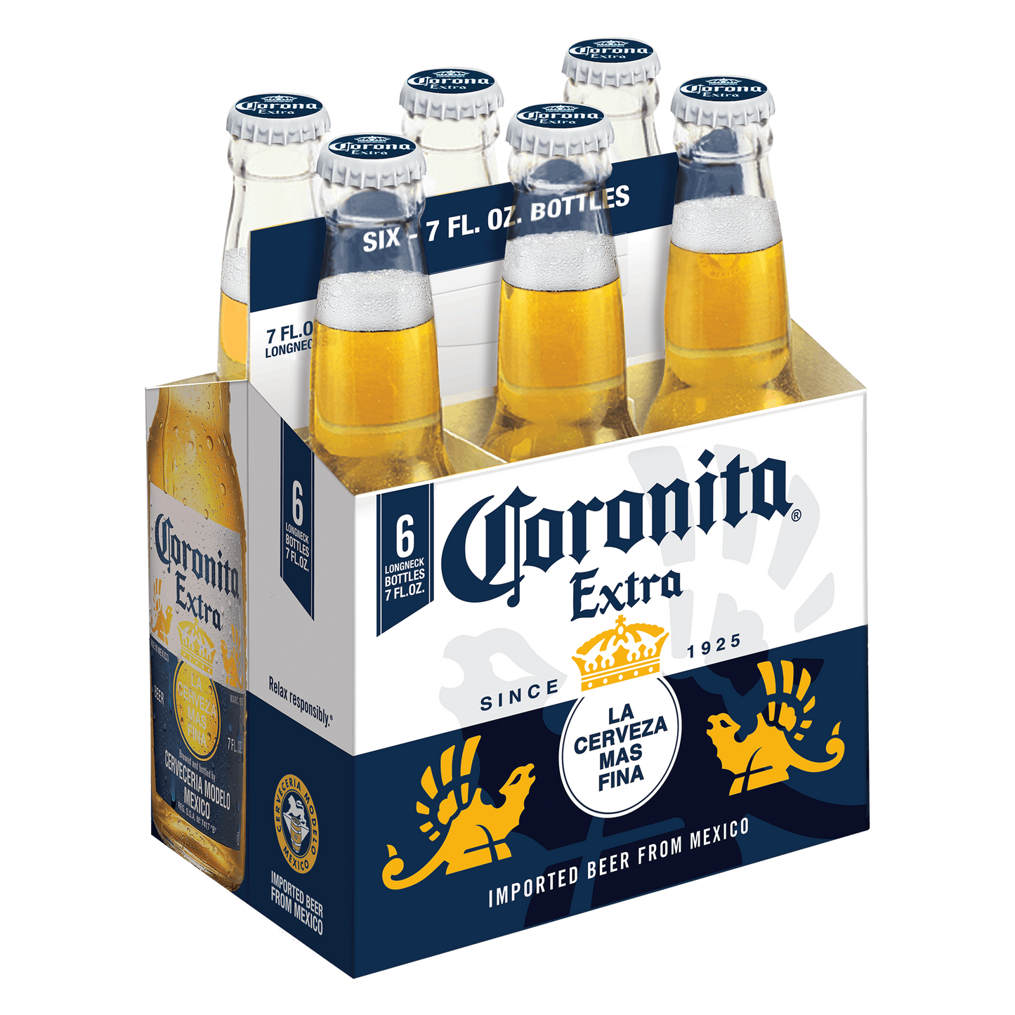 Corona beer, bottle 0,35 L, 6 pack