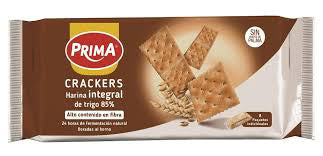 Cream crackers mini,  whole wheat, 8 pack, 200 gr.