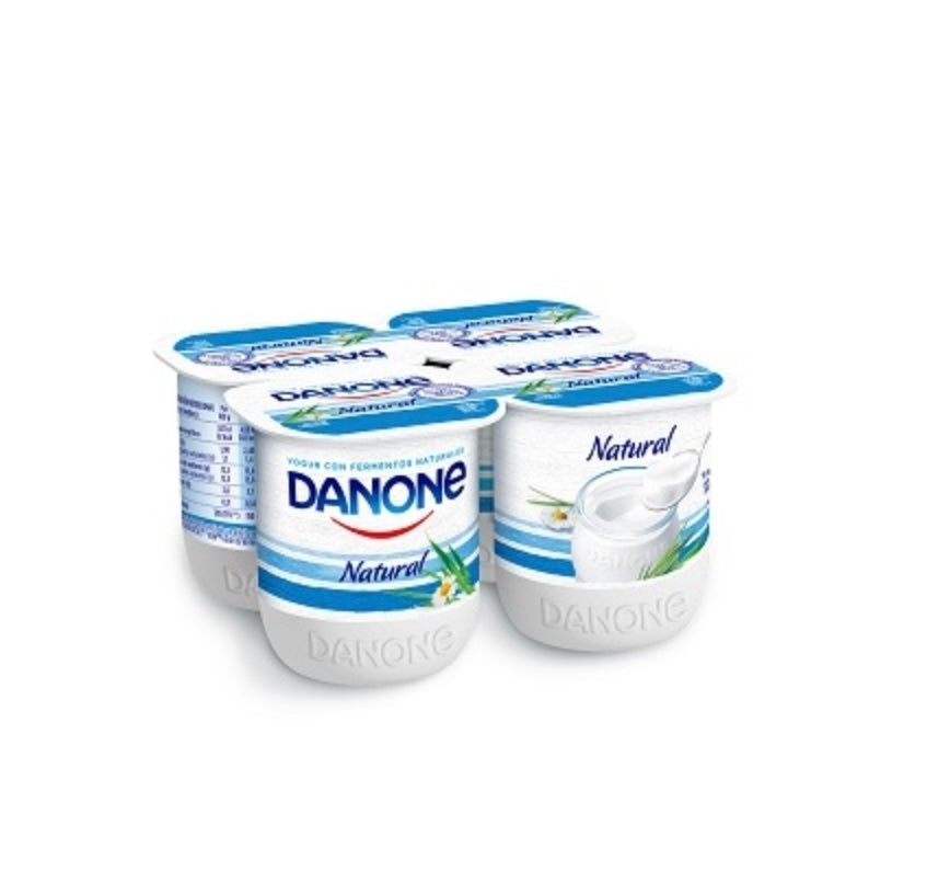 Yoghurt natural, Danone, 120 ml, 4 pack