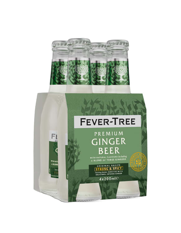 Ginger Beer, Fever Tree, bottle 0,2 L, 4 pack