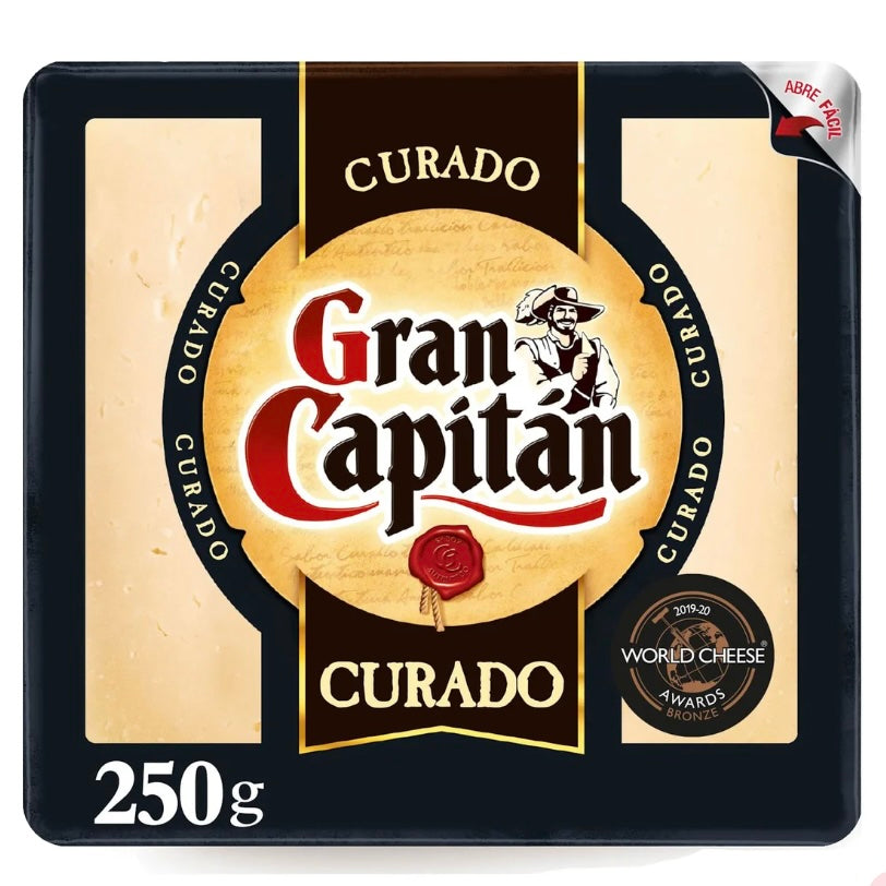 Gran Capitan cured Spanish cheese, 1 piece, 250 gr