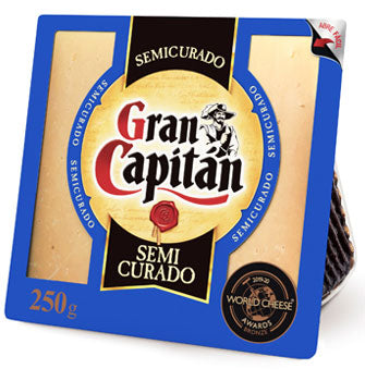 Gran Capitan semi cured Spanish cheese, 1 piece, 250 gr