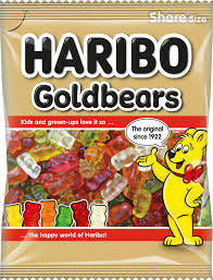 Gummy gold bears, Haribo, 100 gr