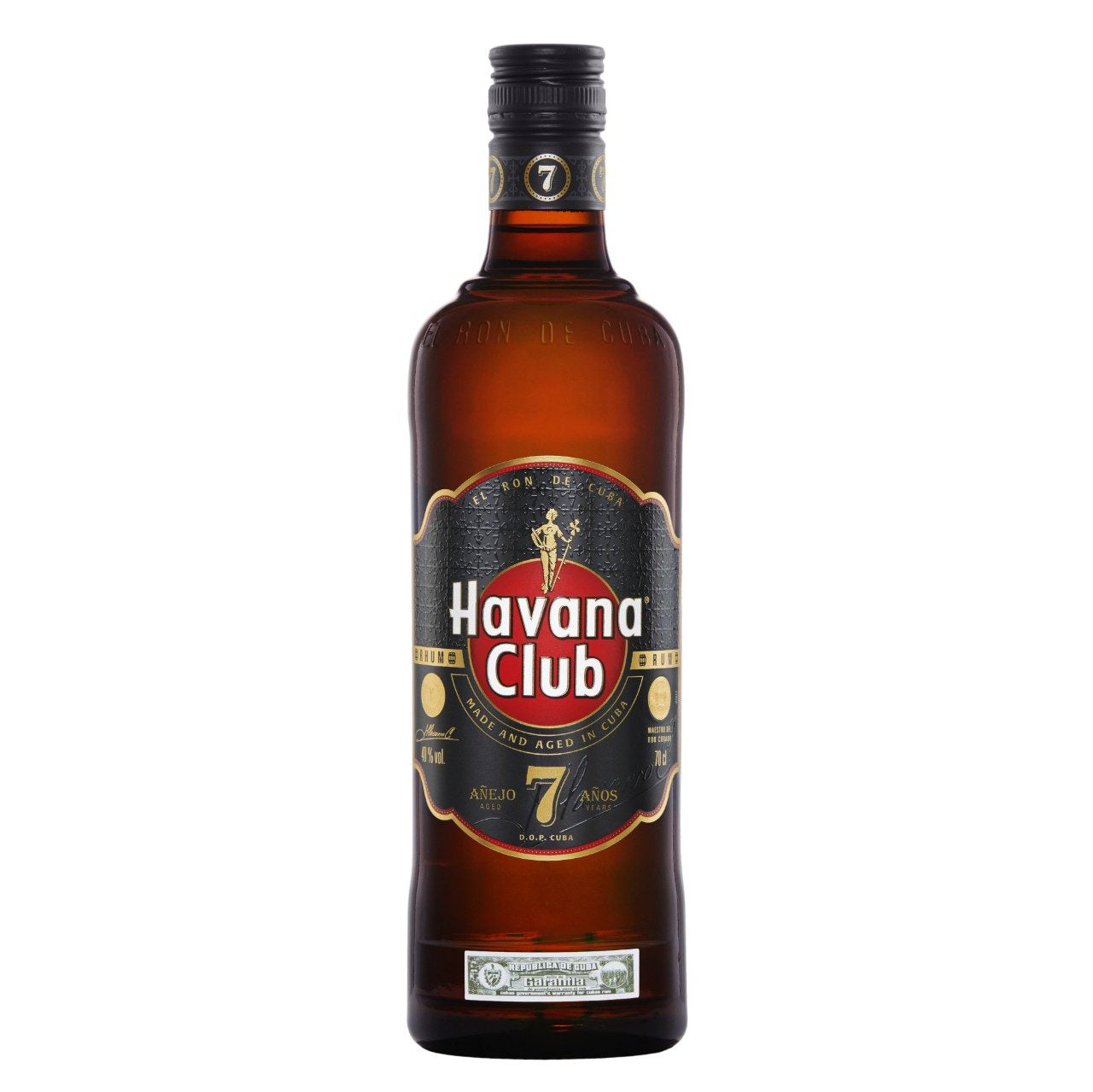Havana Club dark rum, 7 years, 0,7 L