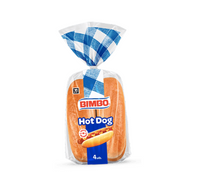 Hotdog rolls, Bimbo, 4 pack