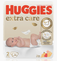 Huggies Care, Diapers size 2, 3-6 kg, 24 p