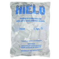 Ice cubes, bag, 2 kg