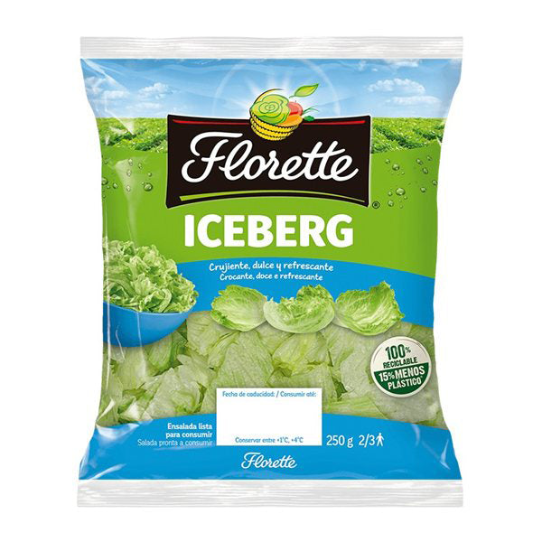 Ice berg lettuce, bag, 200 gr.