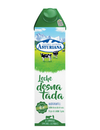 Milk skimmed, long lasting Asturiana, 1 L