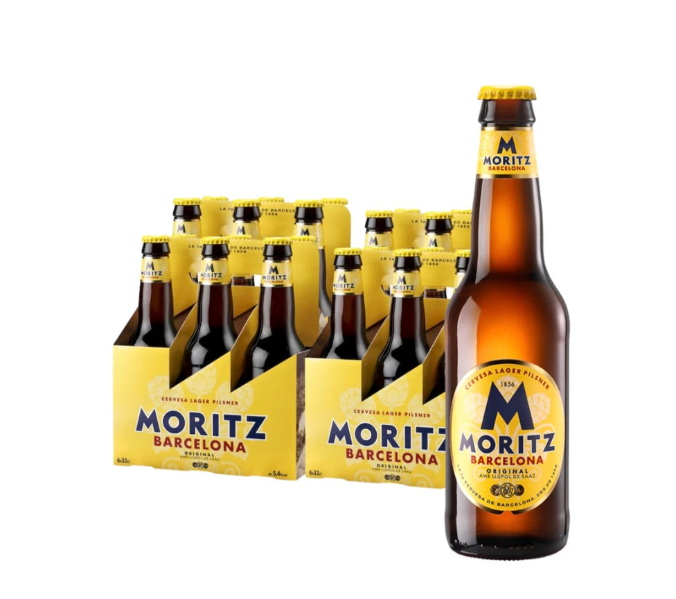 Moritz - Barcelona's first beer, bottle 0,33 L, 24 pack