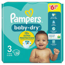 Dodot / Pampers, Diapers size 3, 6-10 kg, 30 p