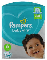 Dodot / Pampers, diapers, size 6, 13-18 kg, 19 P