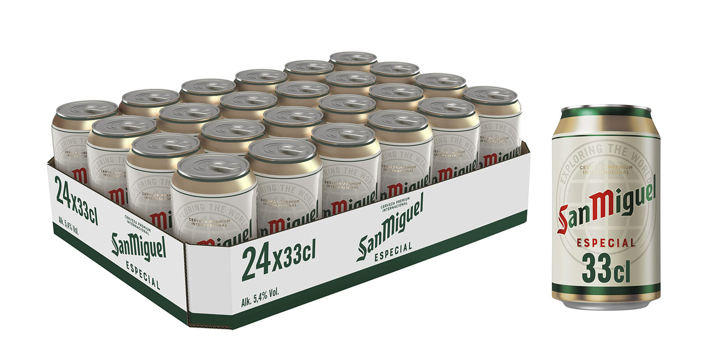 San Miguel beer, can 0,33 L, 24 pack