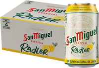 San Miguel Radler 3,2%, lemon flavored beer, can 0,33 L, 24 pack