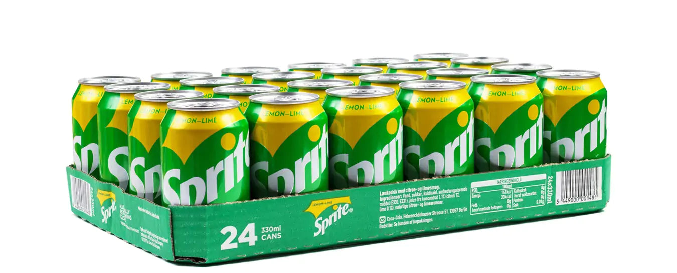Sprite, can 0,33 L, 24 pack