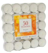 Tea light / candles, 4 hours, 50 p