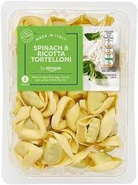 Tortellini spinach ricotta, 250 gr