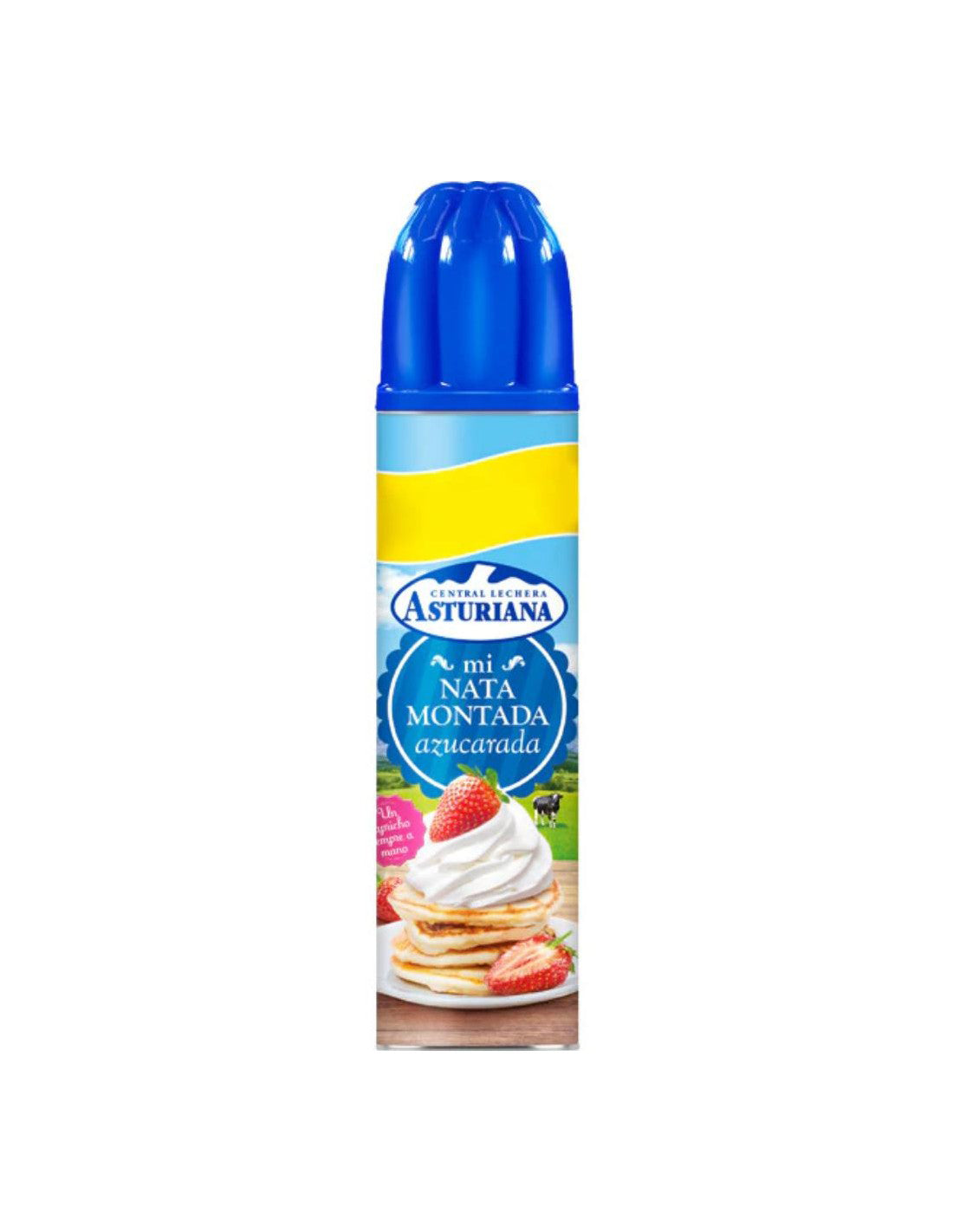 Whipped cream, Asturiana, Spray can, 250 ml