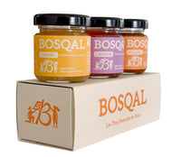 Ibiza Essence Trio, Orange, Lemon and Lavender spreads, Bosqal, 3 x 50 gr