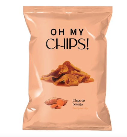 Sweet potato salted crisps, Oh My chips, Torres, 125 gr