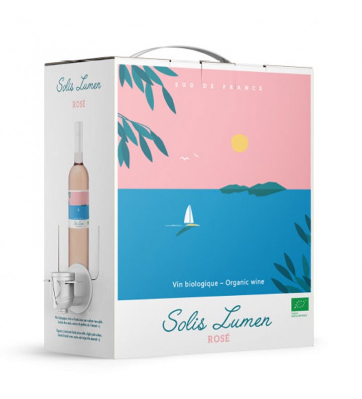 Solis Lumen Rosé, Bag-in-Box 3 L, France